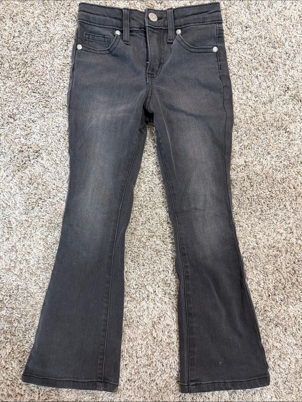 Epic Threads Girls Charcoal Flare Jeans Size 5